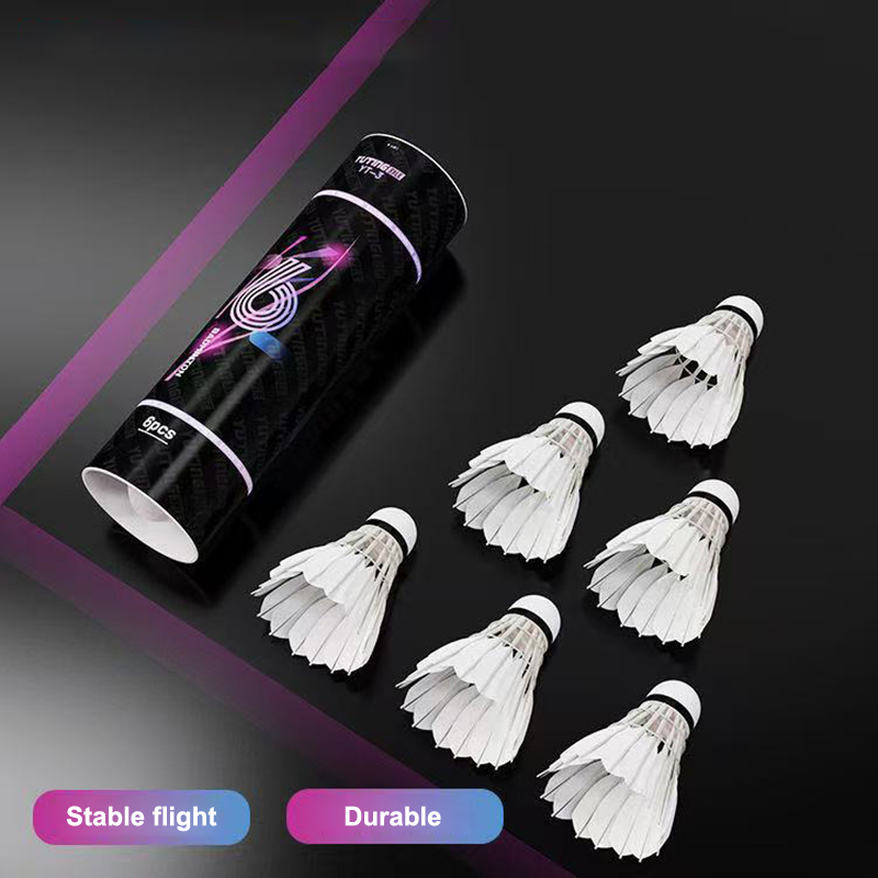 3/6Pcs Badminton Balls Shuttle - Badminton Shuttlecock ulasan dan harga