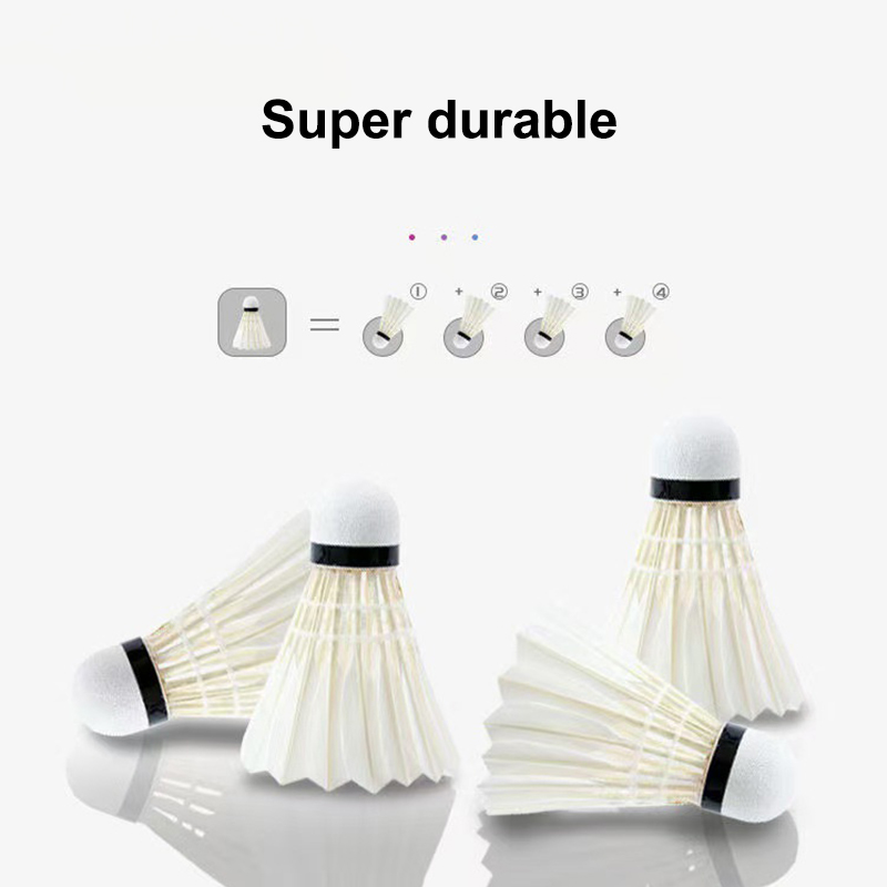 3/6Pcs Badminton Balls Shuttle - Badminton Shuttlecock ulasan dan harga