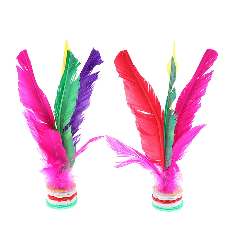 2PC Jianzi Shuttlecock  Fitnes - Feather Shuttlecock ulasan dan harga